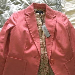 Salmon Talbots blazer. Size 2P. Tags still on.